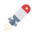 Torpedo icon vector image. Royalty Free Stock Photo