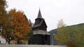 Torpo stave church in Ãl i Hallingdal in Norway in autumn Royalty Free Stock Photo