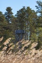 Torpviken birdwatching tower. Royalty Free Stock Photo