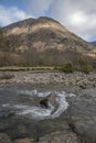 An Torr in Glencoe National Park Scotland Royalty Free Stock Photo