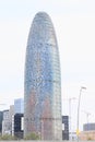 Torre Agbar in Barcelona Royalty Free Stock Photo