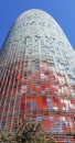 Torre Agbar Low View Royalty Free Stock Photo