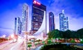 Torre bac at cinta costera 3 in panama city pty Royalty Free Stock Photo