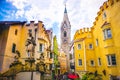 Torre Bianca of Bressanone Brixen - south tyrol - Bozen Bolza Royalty Free Stock Photo