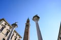 Torre Bissara and Columns on the Piazza dei Signori in Vicenza