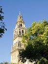 (Torre de Alminar in Mosque Cathedral, Mezquita de Cordoba. Anda Royalty Free Stock Photo