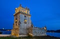 Torre de Belem (Belem Tower), Lisbon Royalty Free Stock Photo