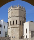 Torre de la Plata, military tower made by Almohad Caliphate, Sevile, Spain