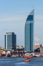 Torre de las Comunicaciones or Antel Tower is a 157 meter tall b