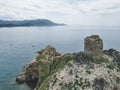 Torre Degli Appiani. Island in Punta Ala. Italy landscape Royalty Free Stock Photo