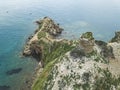 Torre Degli Appiani. Island in Punta Ala. Italy landscape Royalty Free Stock Photo