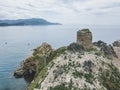 Torre Degli Appiani. Island in Punta Ala. Italy Royalty Free Stock Photo