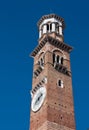 Torre dei Lamberti (Lamberti Tower) Royalty Free Stock Photo