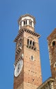 Torre dei Lamberti tower Royalty Free Stock Photo