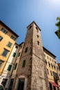 Torre del Campano - Medieval tower in Pisa Tuscany Italy Royalty Free Stock Photo