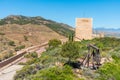 Torre del Espolon inside of the Lorca castle in Spain