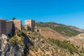 Torre del Espolon inside of the Lorca castle in Spain Royalty Free Stock Photo