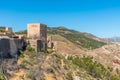 Torre del Espolon inside of the Lorca castle in Spain