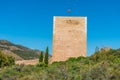 Torre del Espolon inside of the Lorca castle in Spain