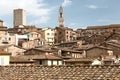 Torre del Mangia and Siena historical centre. Tuscany, Italy.