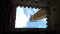 Torre del Mangia, Siena ITALY - seen from below Royalty Free Stock Photo