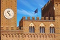 Torre del mangia siena is a tower in Siena, Italy