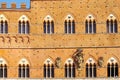 Torre del mangia siena is a tower in Siena, Italy Royalty Free Stock Photo