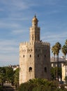 Torre del Oro - Gold Tower Royalty Free Stock Photo