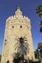 Torre del Oro (Gold Tower), Seville, Spain Royalty Free Stock Photo
