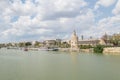 Torre del Oro, Sevilla, Guadalquivir river, Tower of gold, Seville, Spain Royalty Free Stock Photo