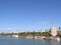 TORRE DEL ORO - SEVILLA - SPAIN Royalty Free Stock Photo