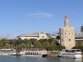 TORRE DEL ORO - SEVILLA - SPAIN Royalty Free Stock Photo