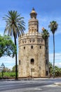 Torre del Oro in Seville Royalty Free Stock Photo