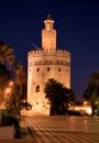 Torre del Oro Seville Royalty Free Stock Photo