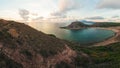 Torre del Porticciolo near Alghero, Sardinia, Italy Royalty Free Stock Photo