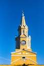Monument Torre del Reloj in Cartagena, Colombia. Royalty Free Stock Photo
