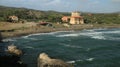 Torre della Tagliata or Puccini Tower, on the beach of Ansedonia