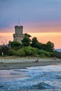 Torre di Cerrano at sunset Royalty Free Stock Photo