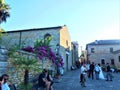 Torre di Palme town in Marche region, Italy. Marriage, people and beauty