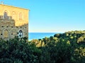 Torre di Palme town in Marche region, Italy. Sea, nature and history Royalty Free Stock Photo