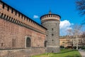 Torre di Santa Spirito, Sforza Castle in Milan, Italy