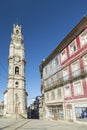 Torre dos clerigos porto portugal Royalty Free Stock Photo