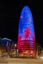 The Torre Glories Agbar Tower from Barcelona