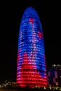 The Torre Glories Agbar Tower from Barcelona