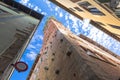 Torre Guinigi is one of the few remaining towers within the city walls of Lucca, Italy