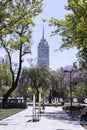 The Torre Latinoamericana, also called `Torre Latino`, is a skyscraper in Mexico City.