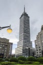 Torre latinoamericana from the garden Royalty Free Stock Photo