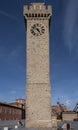 Torre of Mangana in the city of Cuenca. europe spain