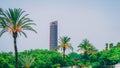 Torre Pelli tower in Seville Spain Royalty Free Stock Photo