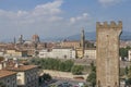 Torre San Niccolo and Florence cityscape, Italy